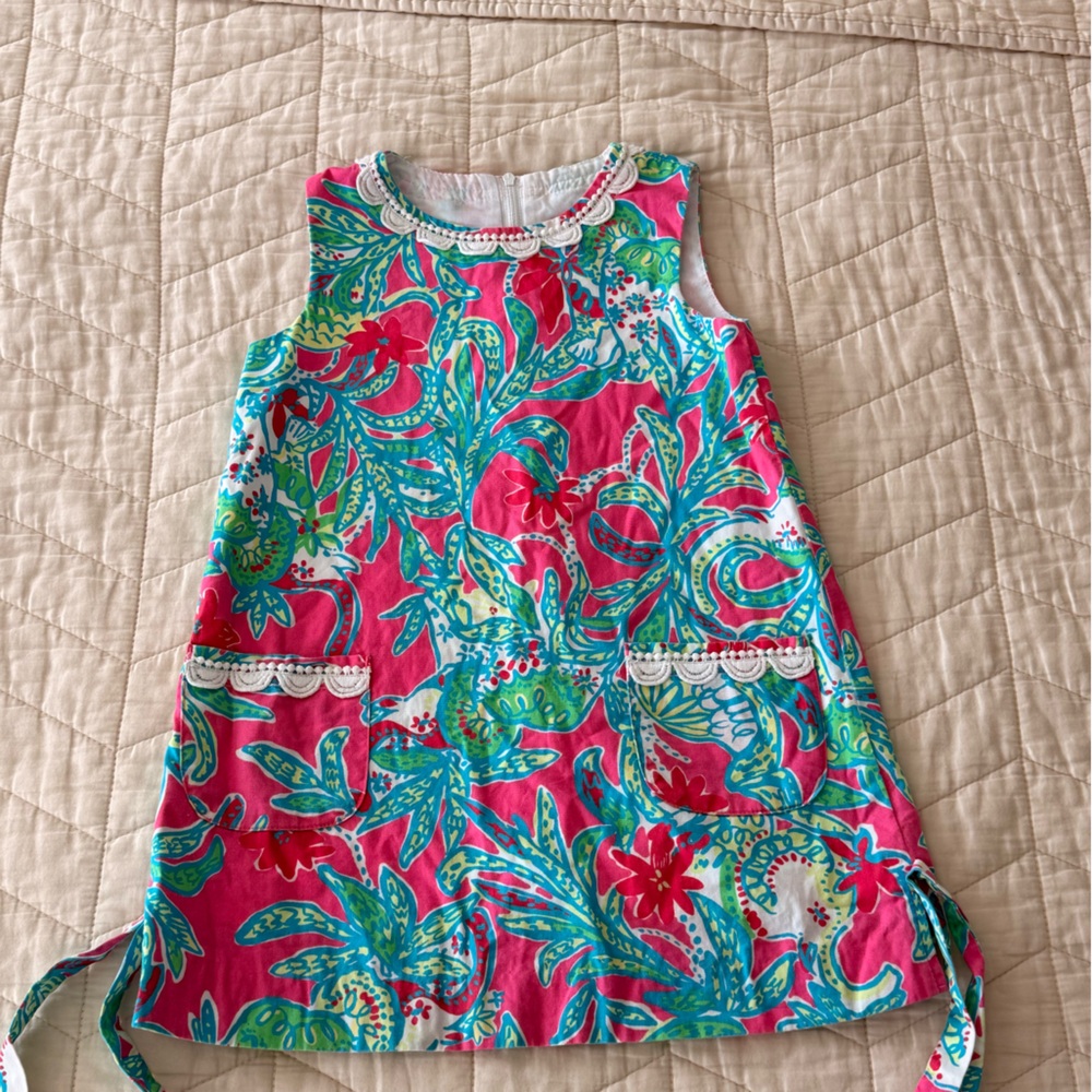 Lilly Pulitzer girls shift dress - size 4